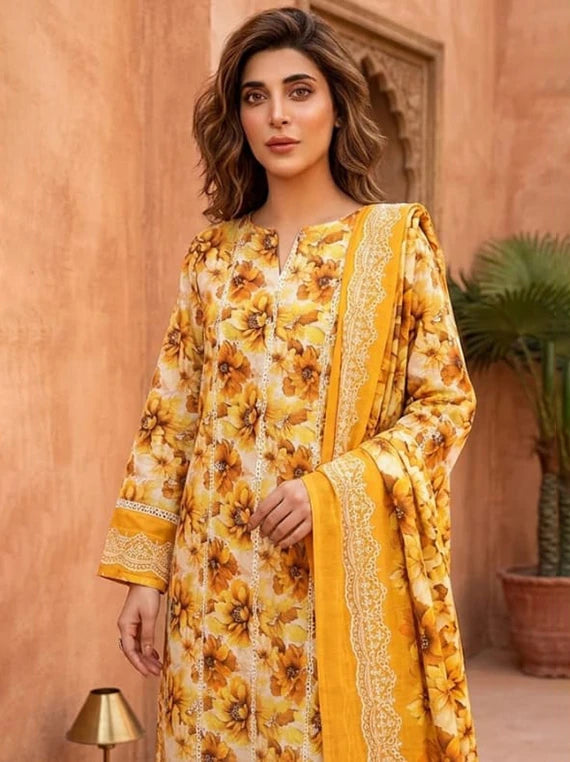 Fatima All Over Printed Embroidered Lawn Collection 2026 Vol-105 (D-01)