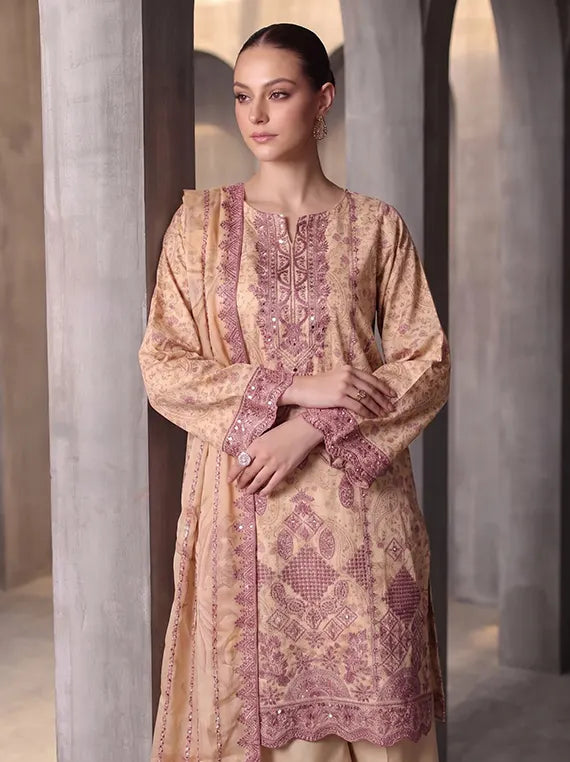Festive by Fantak Unstitched Viscose Collection'26 V-1018 (D-01)