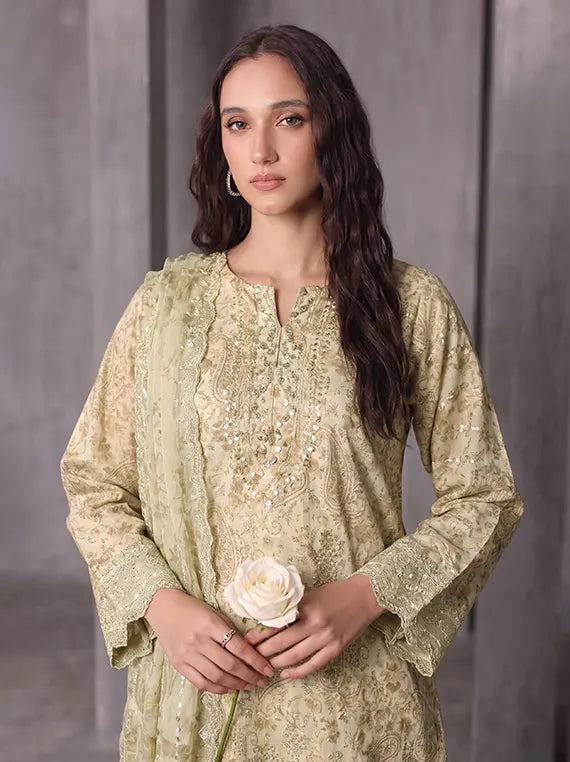 Festive by Fantak Unstitched Viscose Collection'26 V-1018 (D-10)