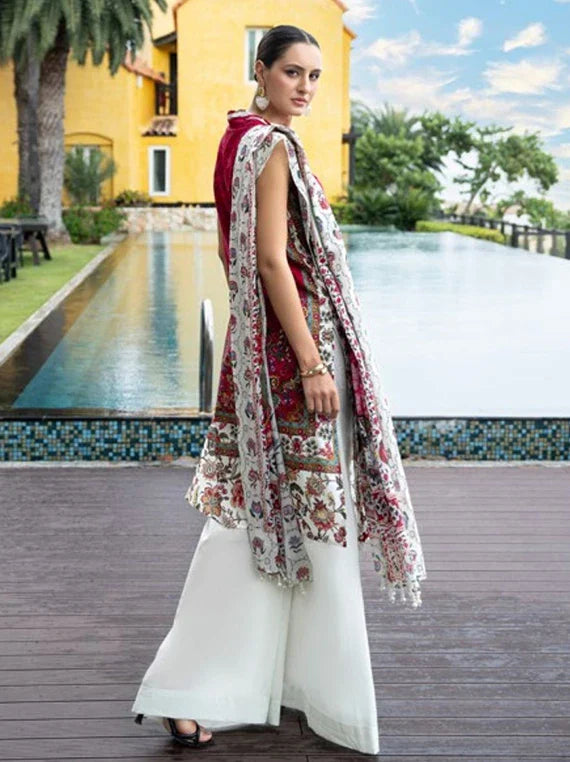 Floral BLUSH by Gul Ahmed Lawn Collection 2026 (CL-62077A)