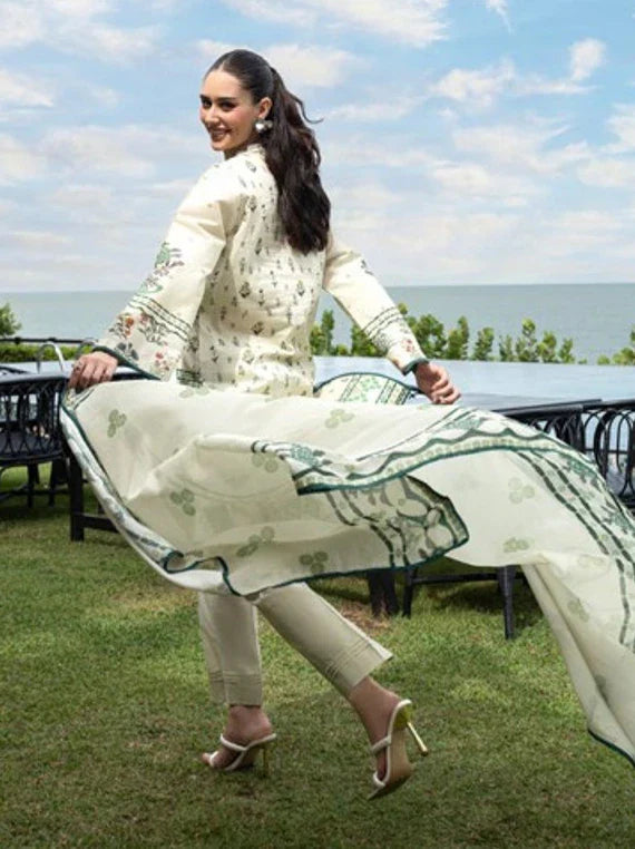 Floral BLUSH by Gul Ahmed Lawn Collection 2026 (CL-62079B)