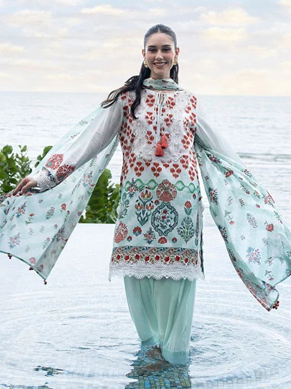 Floral BLUSH by Gul Ahmed Lawn Collection 2026 (CL-62080A)