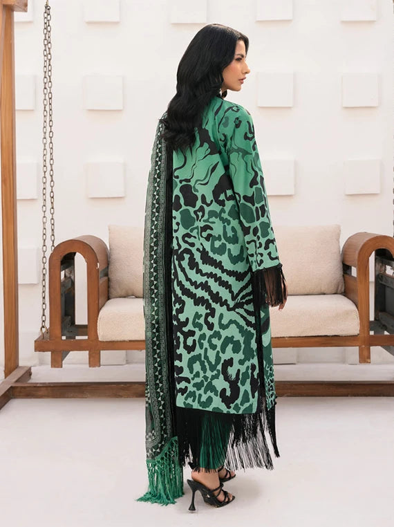 Floral Paradise Luxury Lawn Collection 2026 by Naqsh (Emerald Green-00207)