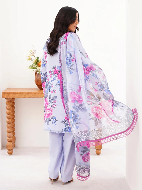 Floral Paradise Luxury Lawn Collection 2026 by Naqsh (Sable Elegance-00214)