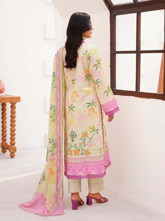 Floral Paradise Luxury Lawn Collection 2026 by Naqsh (Stone Whisper-00216)