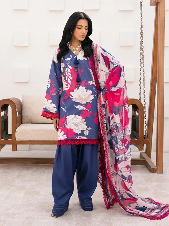 Floral Paradise Luxury Lawn Collection 2026 by Naqsh (Subtle Grace-00209)