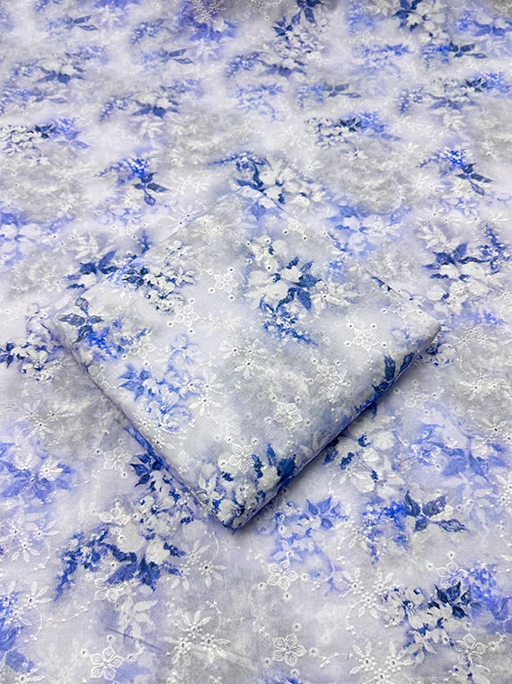 Flowers Printed Chikankari Lawn Edit26 Vol-FA27 (D-07)