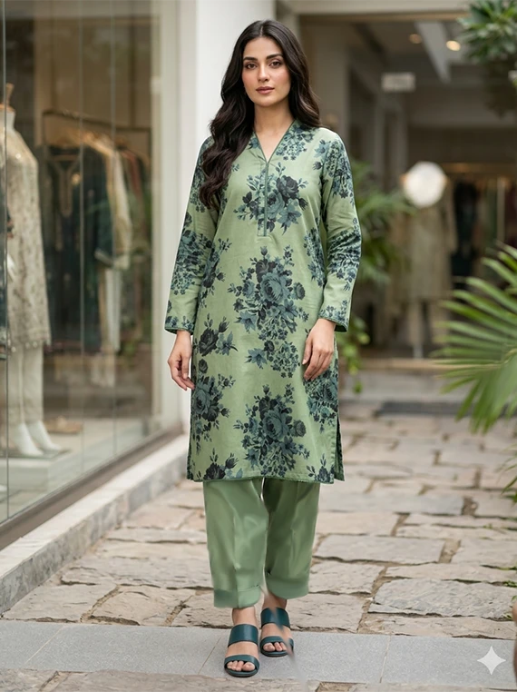 Flowers And Petals Printed Lawn Edit26 Vol-FA-13 (D-05)