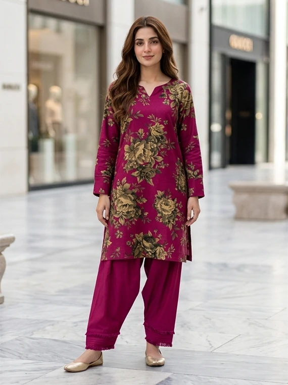 Flowers And Petals Printed Lawn Edit26 Vol-FA-13 (D-06)