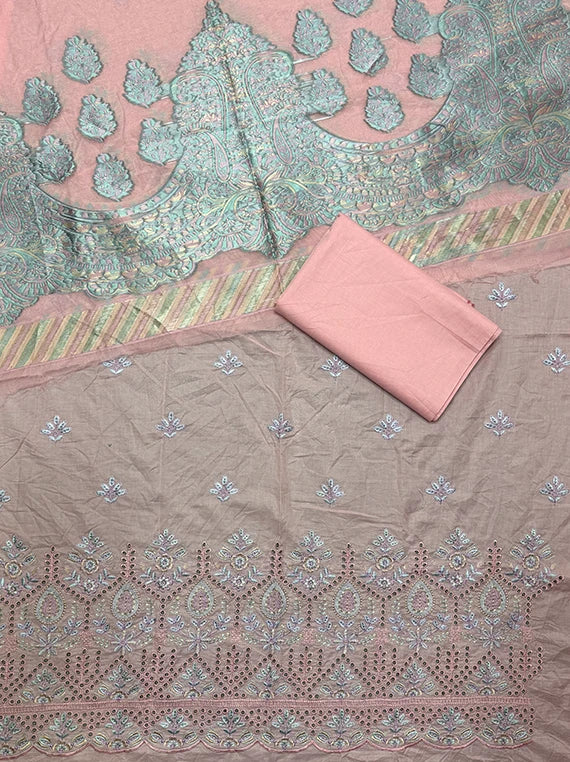 Flowers Printed Chikankari Lawn Edit26 Vol-26DE08 (D-01)