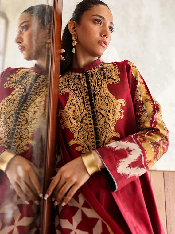 Freesia by Gul Ahmed Embroidered Lawn Collection 2026 (CL-52076)