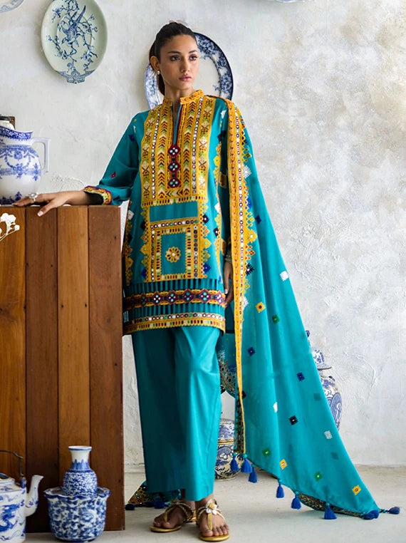 Freesia by Gul Ahmed Embroidered Lawn Collection 2026 (CL-52569)