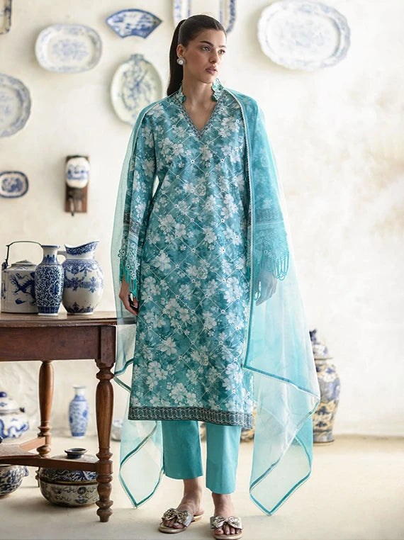 Freesia by Gul Ahmed Embroidered Lawn Collection 2026 (CN-62002)