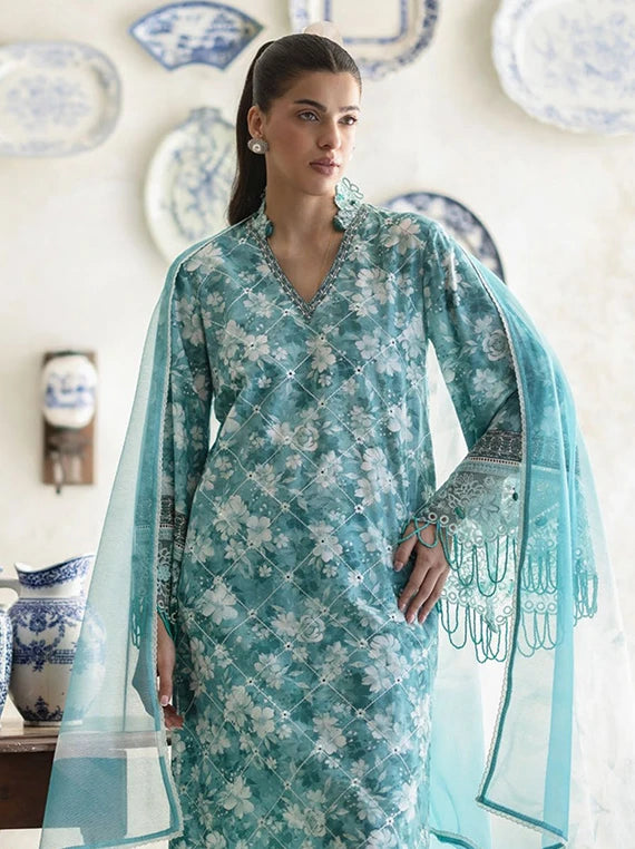 Freesia by Gul Ahmed Embroidered Lawn Collection 2026 (CN-62002)