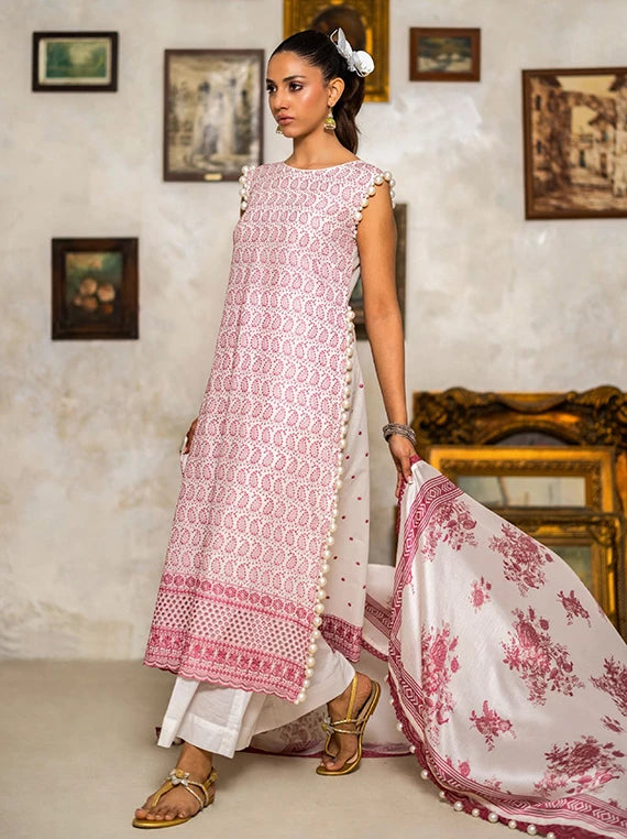 Freesia by Gul Ahmed Embroidered Lawn Collection 2026 (S-62011)