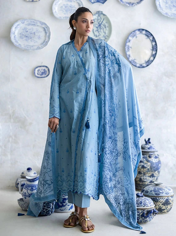 Freesia by Gul Ahmed Embroidered Lawn Collection 2026 (S-62012)