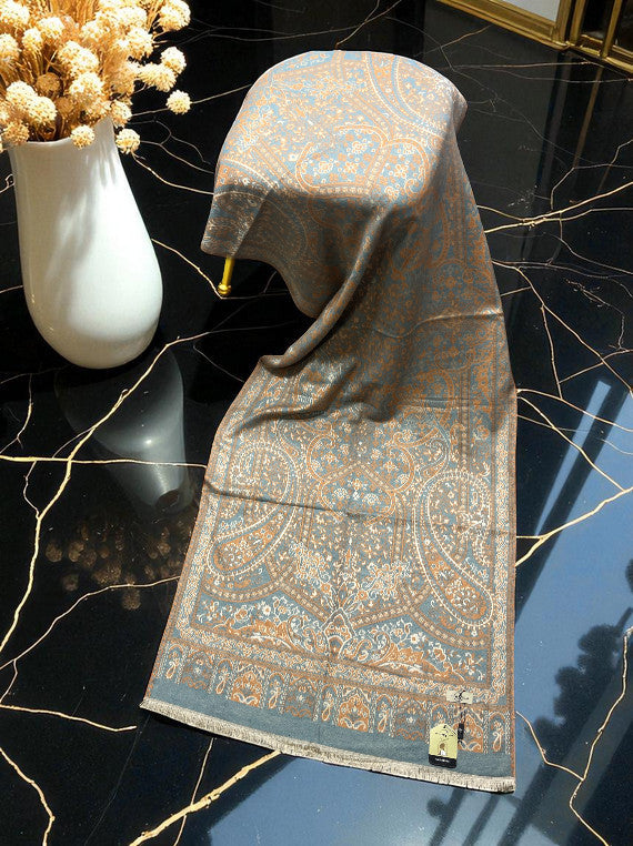 Frosted Charm Check Wool Staller Edit25 (25ST27-05)