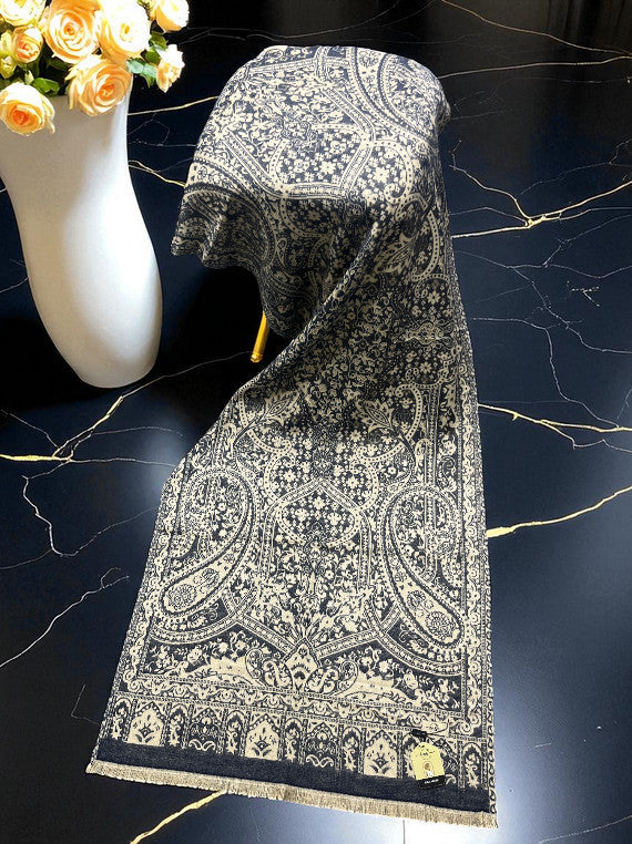 Frosted Charm Check Wool Staller Edit25 (25ST27-07)