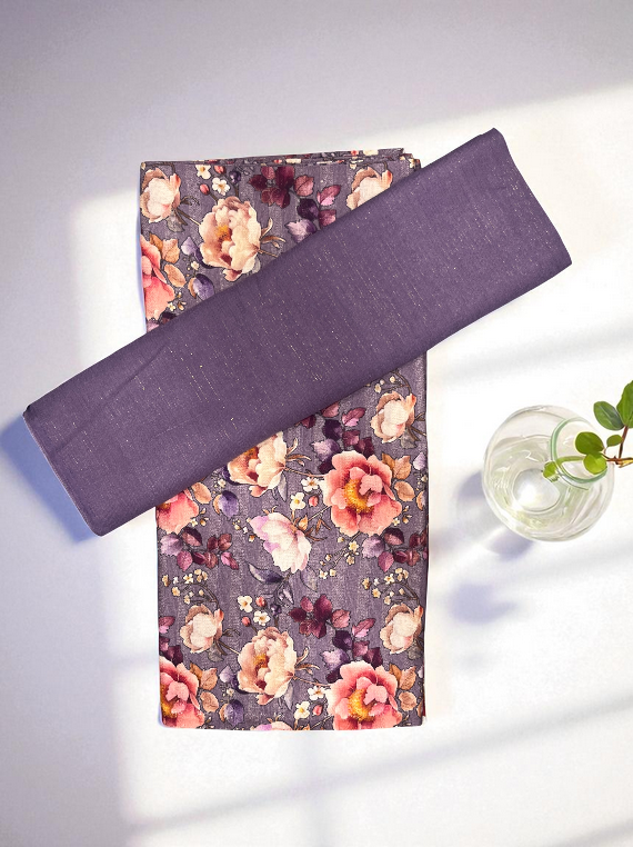 Frozen Printed Peach Leather Broshia Edit25 (LI13-03)