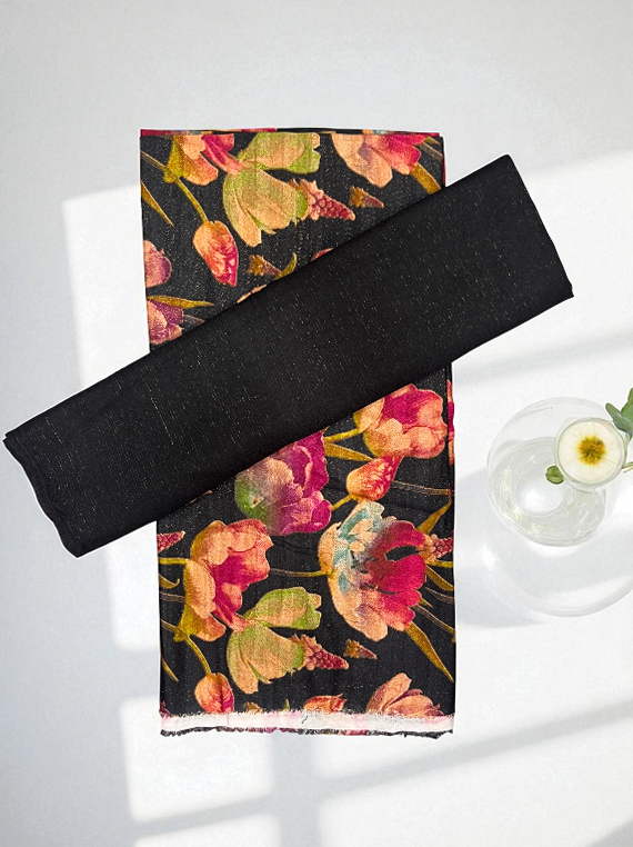 Frozen Printed Peach Leather Broshia Edit25 (LI13-06)