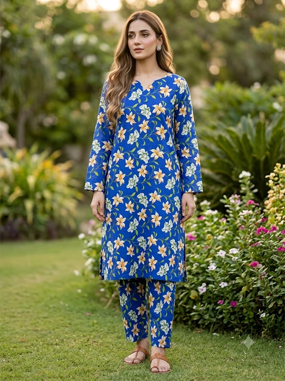 Full Print Lawn Edit 2026 Vol-FA56 (D-07)