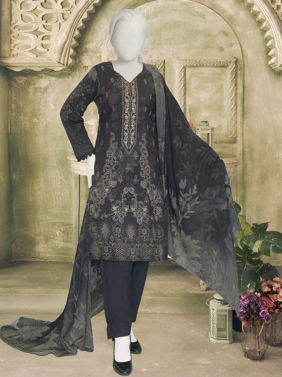 Funpara Embroidered Printed Winter Collection 2025 By ABC (D-08)