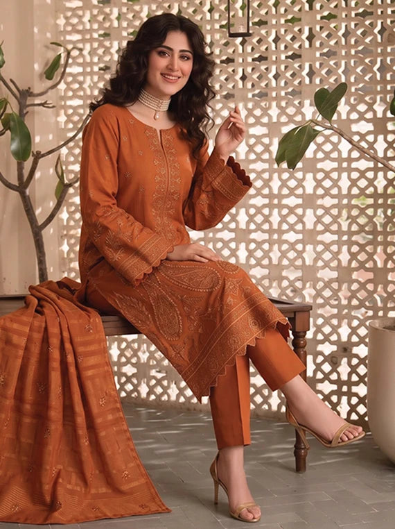 GUL-E-SEHAR by Sobia Waseem Jacquard Embroidered Collection'26 V-2730 (D-02)