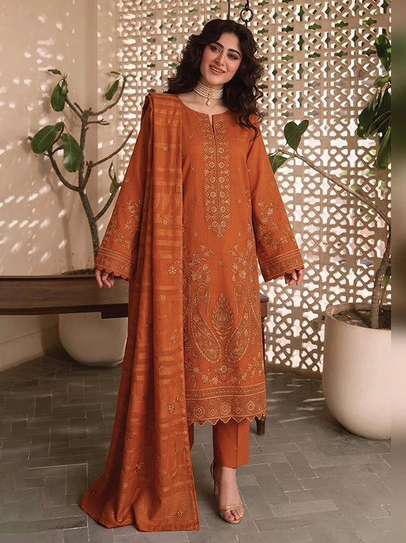 GUL-E-SEHAR by Sobia Waseem Jacquard Embroidered Collection'26 V-2730 (D-02)