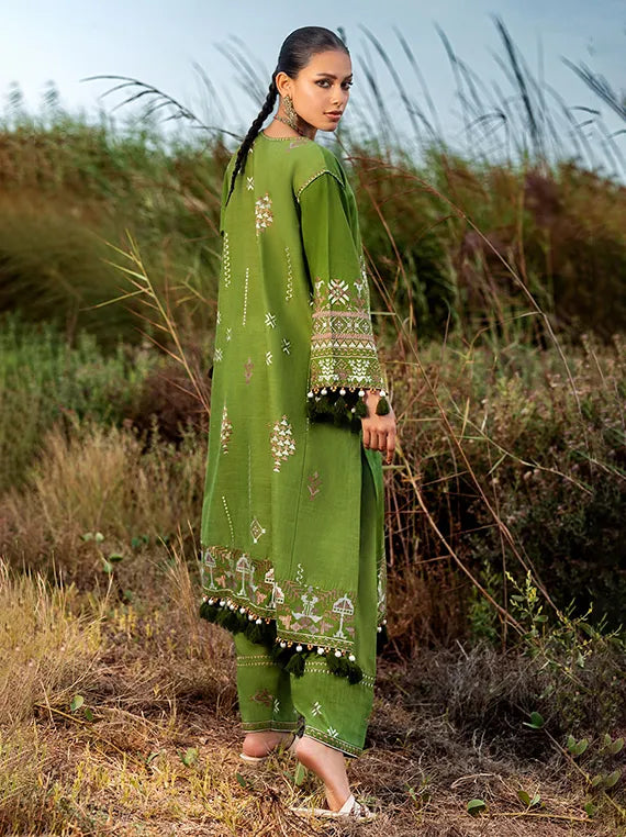 GUL AHMED Embroidered Khaddar Collection 2025 (TK-52004)