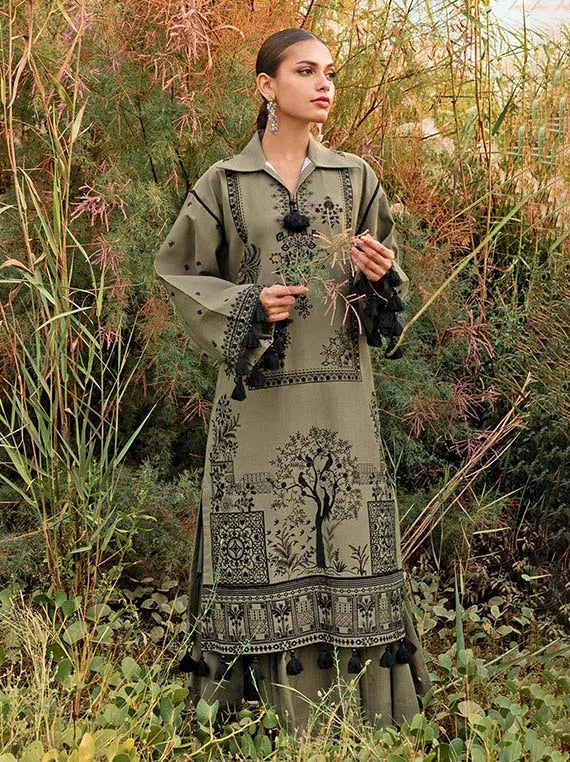 GUL AHMED Embroidered Khaddar Collection 2025 (TK-52006)