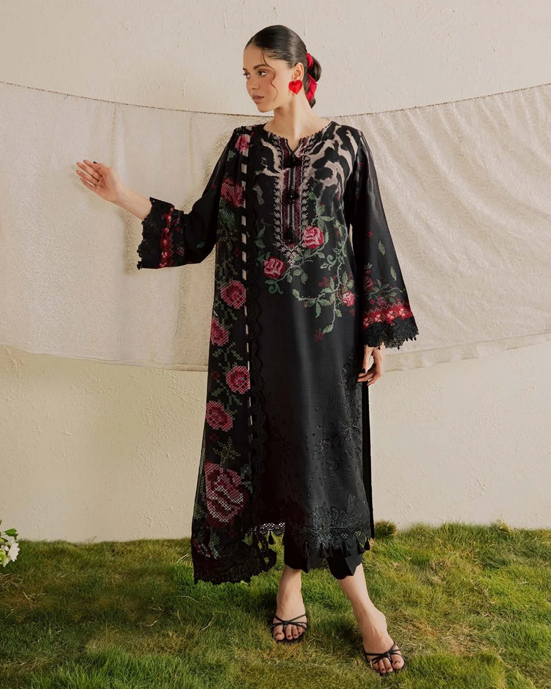 Gardenia by NUREH Embroidered Viscose Collection 2026 (NSG-230)