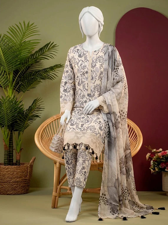 Gazal by ABC Printed Viscose Unstitched Collection'26 (D-04)