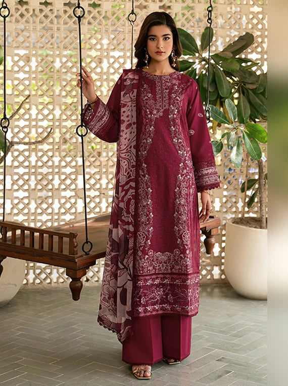 Ghazal by Ramsha Luxury Lawn Collection 2026 Vol-07 (G-701)