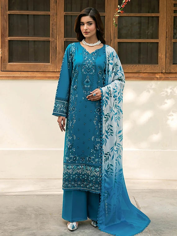 Ghazal by Ramsha Luxury Lawn Collection 2026 Vol-07 (G-702)