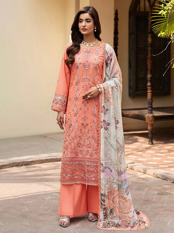 Ghazal by Ramsha Luxury Lawn Collection 2026 Vol-07 (G-706)