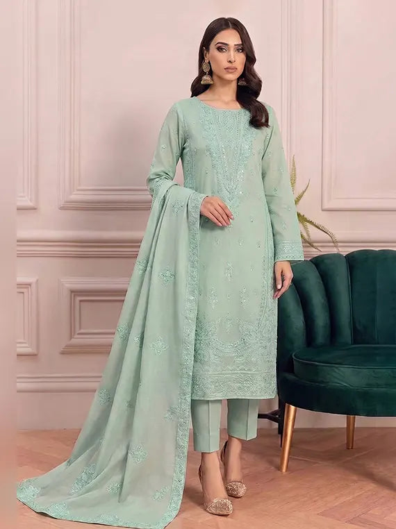 Glitzy by Fantak Unstitched Embroidered Karandi Collection'26 V-599 (D-05)