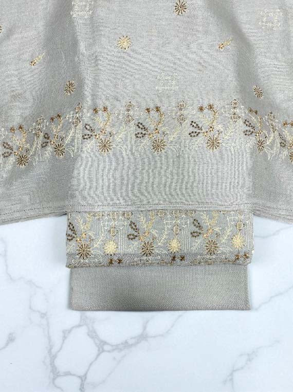 GlowLuxe Embroidered Peach Leather Edit25 Vol-25DH14 (25DH14-03)