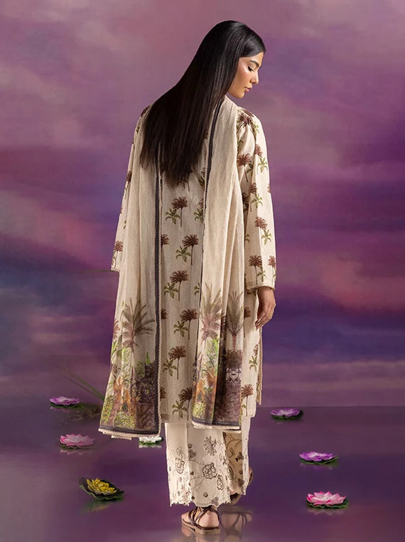 Golden Season by Gul Ahmed Printed Cotton Unstitched Collection 2026 (CBE-62005)