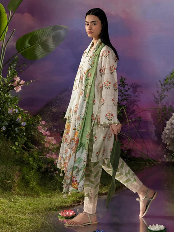 Golden Season by Gul Ahmed Printed Cotton Unstitched Collection 2026 (CBE-62008)
