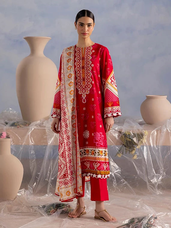 Golden Season by Gul Ahmed Printed Cotton Unstitched Collection 2026 (CBE-62011)