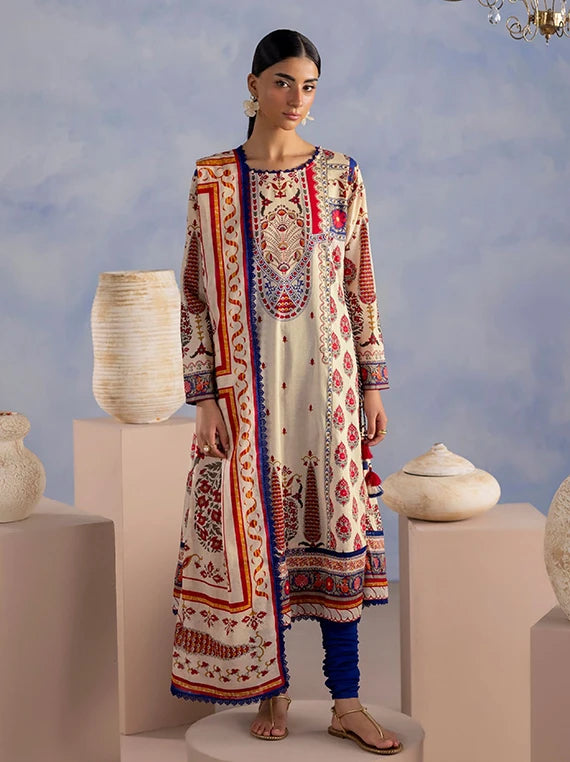 Golden Season by Gul Ahmed Printed Cotton Unstitched Collection 2026 (CBN-62034)