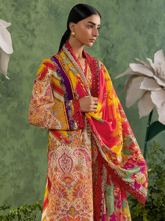 Golden Season by Gul Ahmed Printed Cotton Unstitched Collection 2026 (CBN-62035)