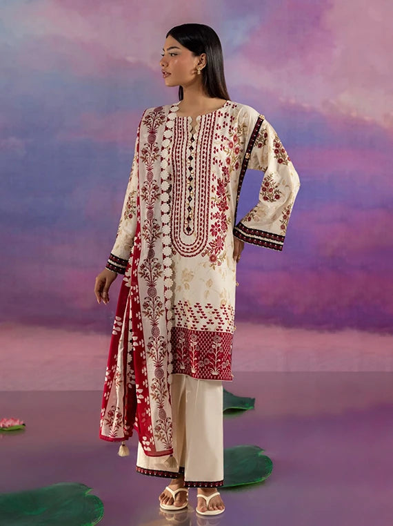 Golden Season by Gul Ahmed Printed Cotton Unstitched Collection 2026 (CBN-62039)