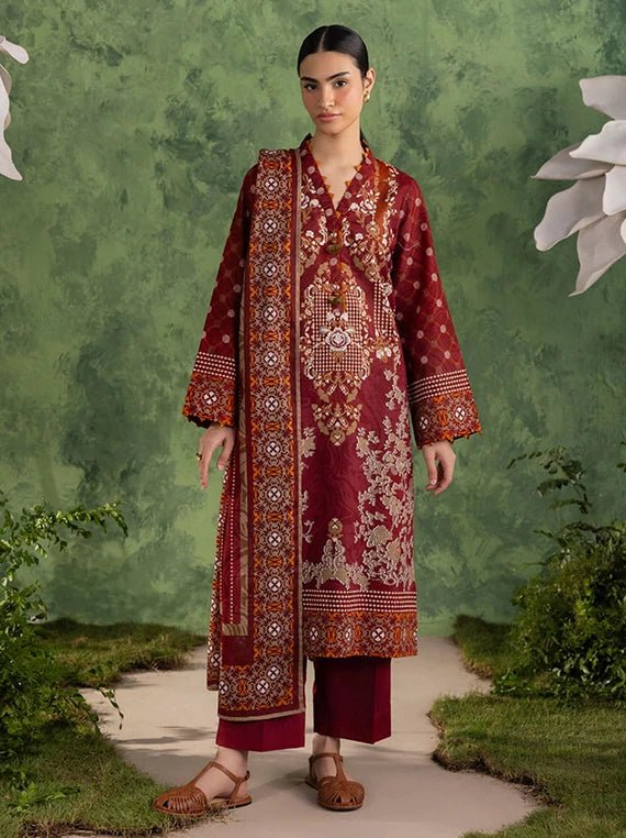 Golden Season by Gul Ahmed Printed Cotton Unstitched Collection 2026 (CBN-62040)