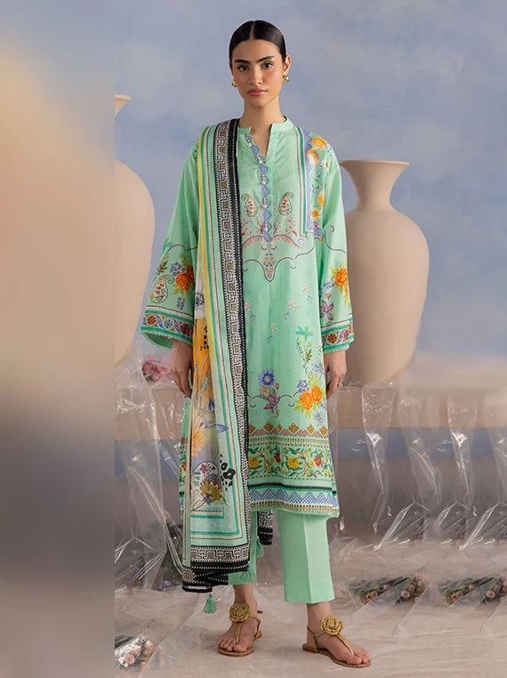 Golden Season by Gul Ahmed Printed Cotton Unstitched Collection 2026 (CBN-62045)