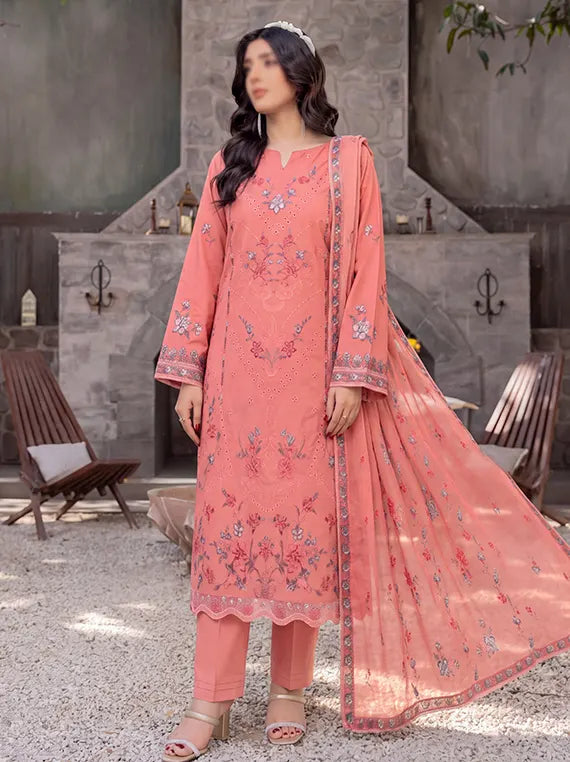 Grace by Fantak Unstitched Embroidered Viscose Collection'26 V-529