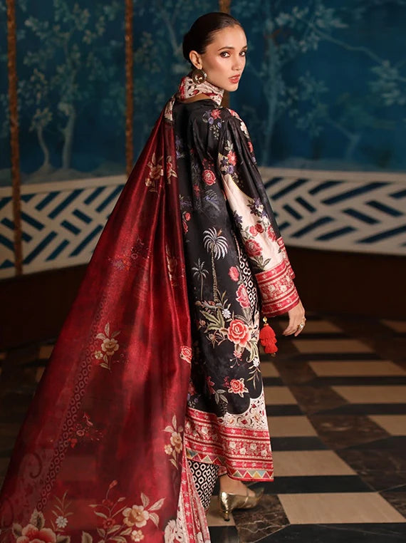 Gul Ahmed Printed Silk Unstitched Collection 2026 (S-62023)
