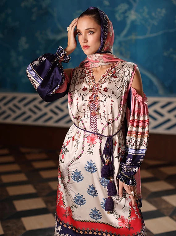 Gul Ahmed Printed Silk Unstitched Collection 2026 (S-62026)