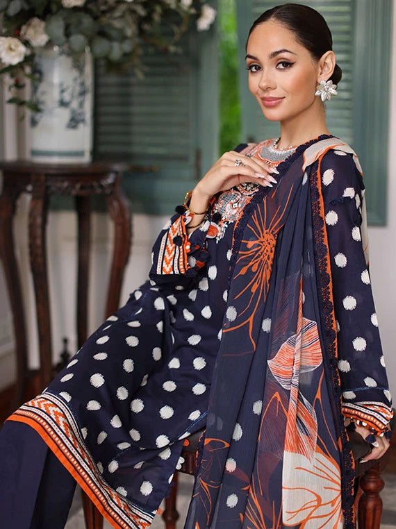 Gul Ahmed The Royal Embroidered Lawn Collection 2026 (BM-62012)
