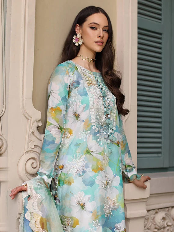 gul ahmed blue dress Gul Ahmed Embroidered Dresses Gul Ahmed Festive Eid 25 FE-52019